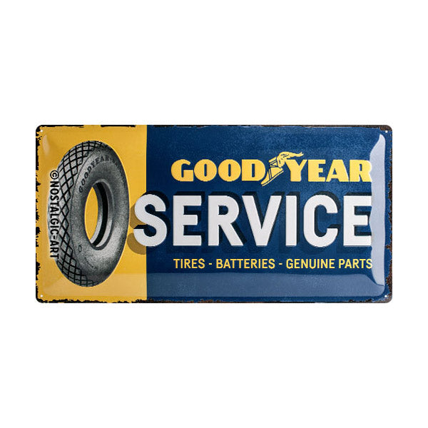 Enseigne métallique Goodyear « Service » image