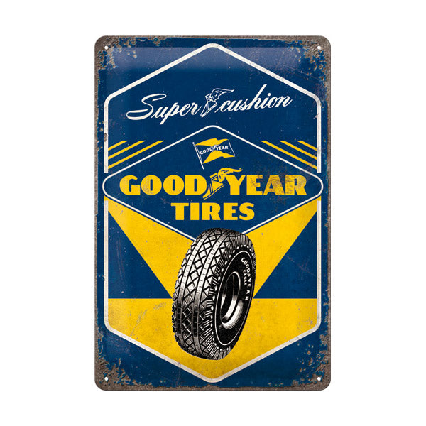 Goodyear Tin Sign (20 x 30 cm) "Super Cushion" image