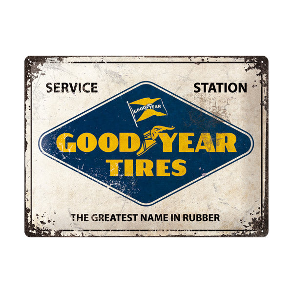 Goodyear Metal Sign "Service Station" image