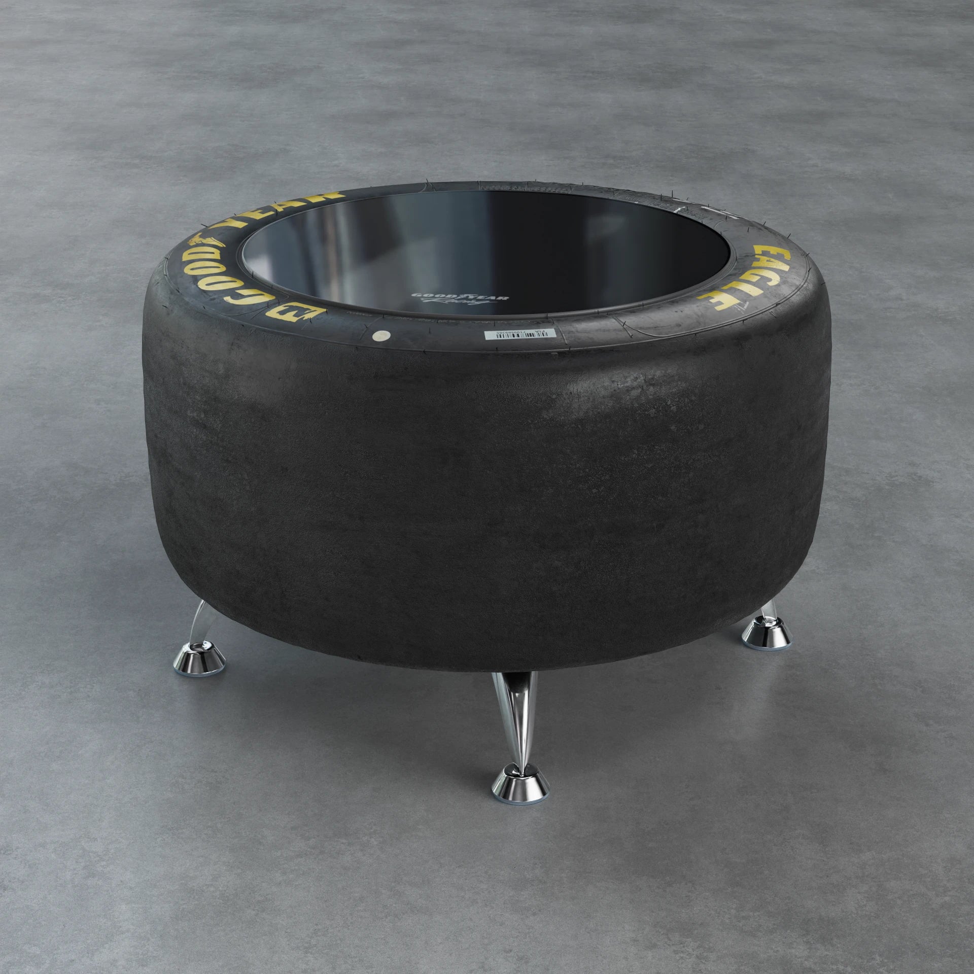 GOODYEAR EAGLE Piètement de table - Chrome