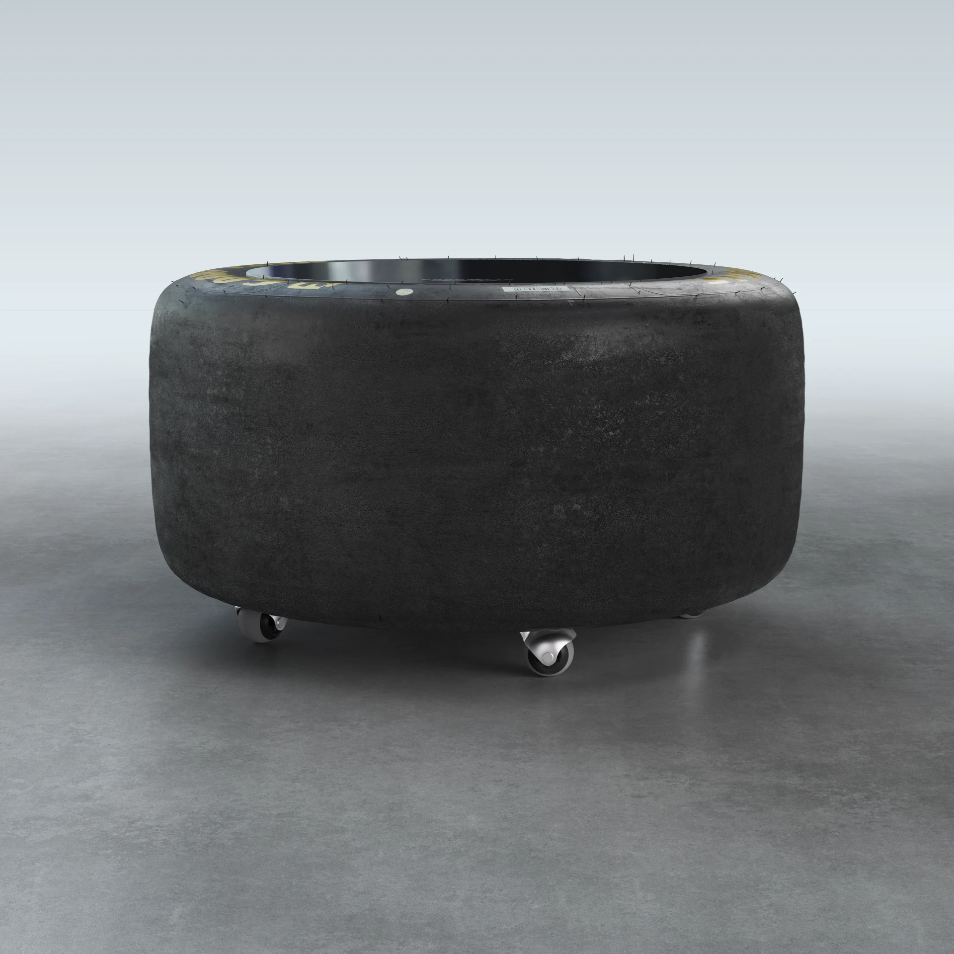 GOODYEAR EAGLE piètement de table avec roulettes - Shorty