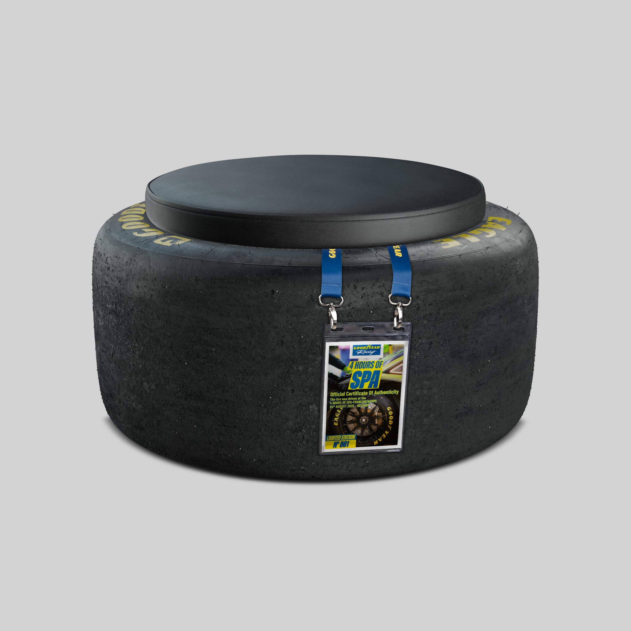 Goodyear Eagle Tire Stool „ELMS Spa 2025“