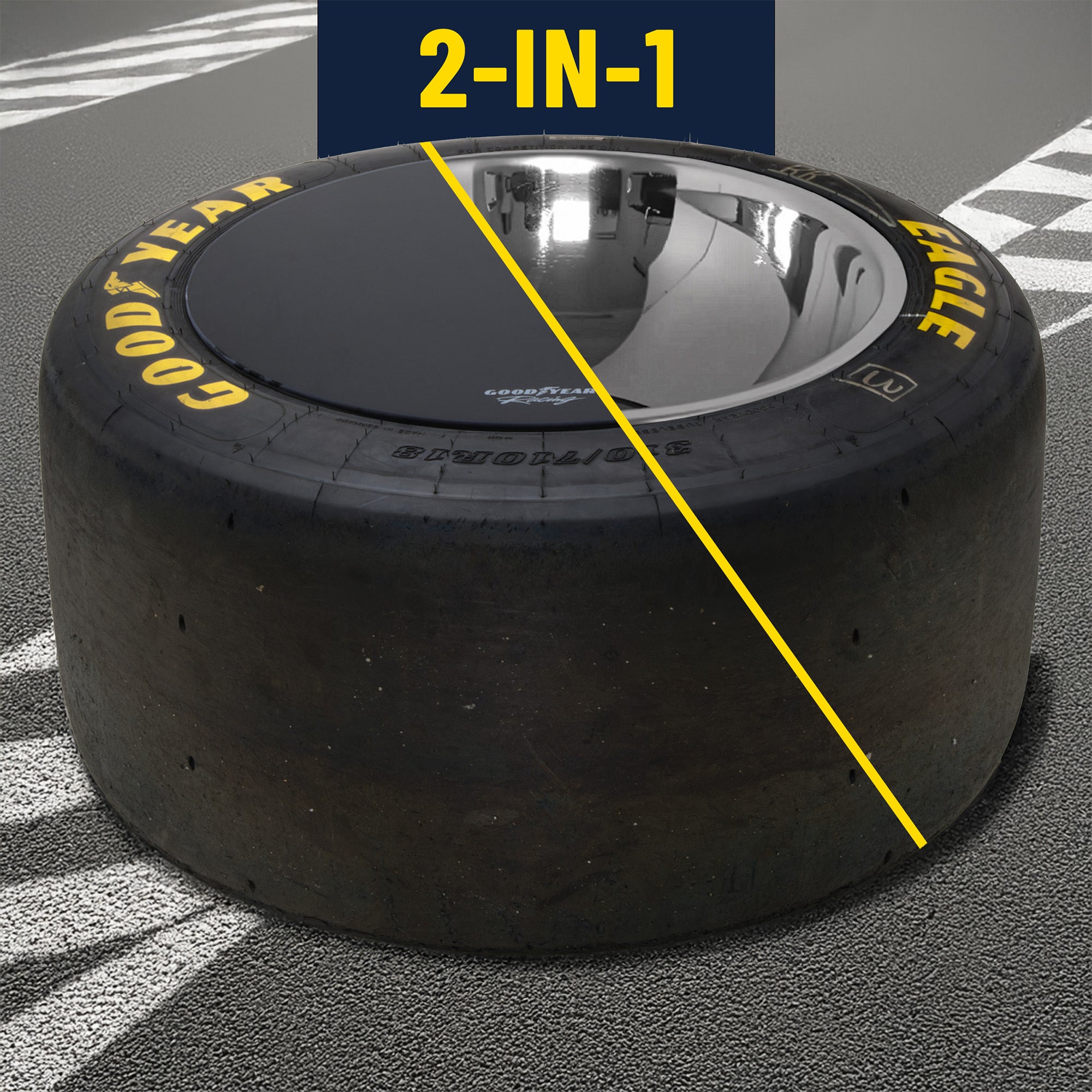 GOODYEAR EAGLE 2-in-1 Tire Table “WEC LE MANS 2025” - Black