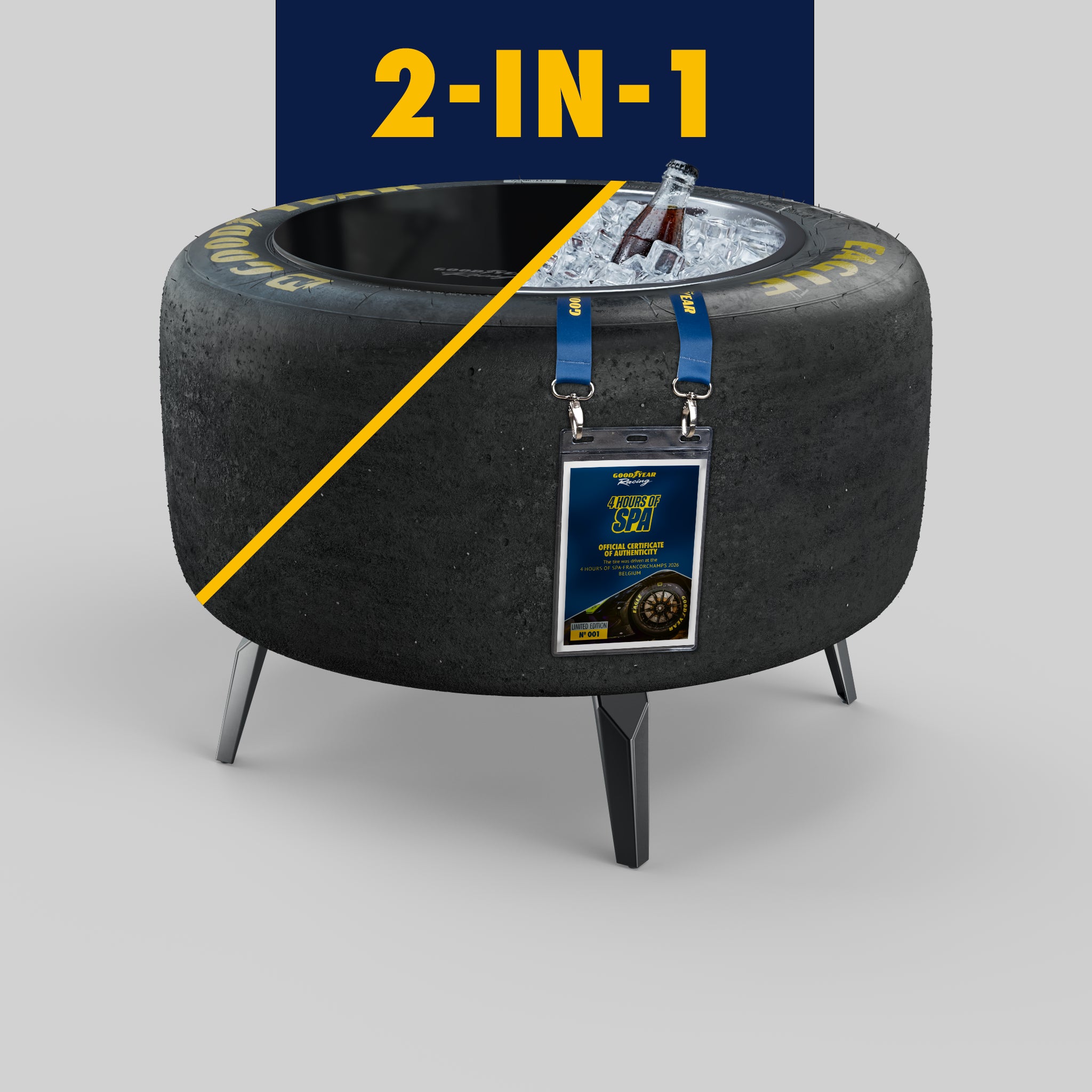 Goodyear Eagle Reifentisch „ELMS SPA 2026"