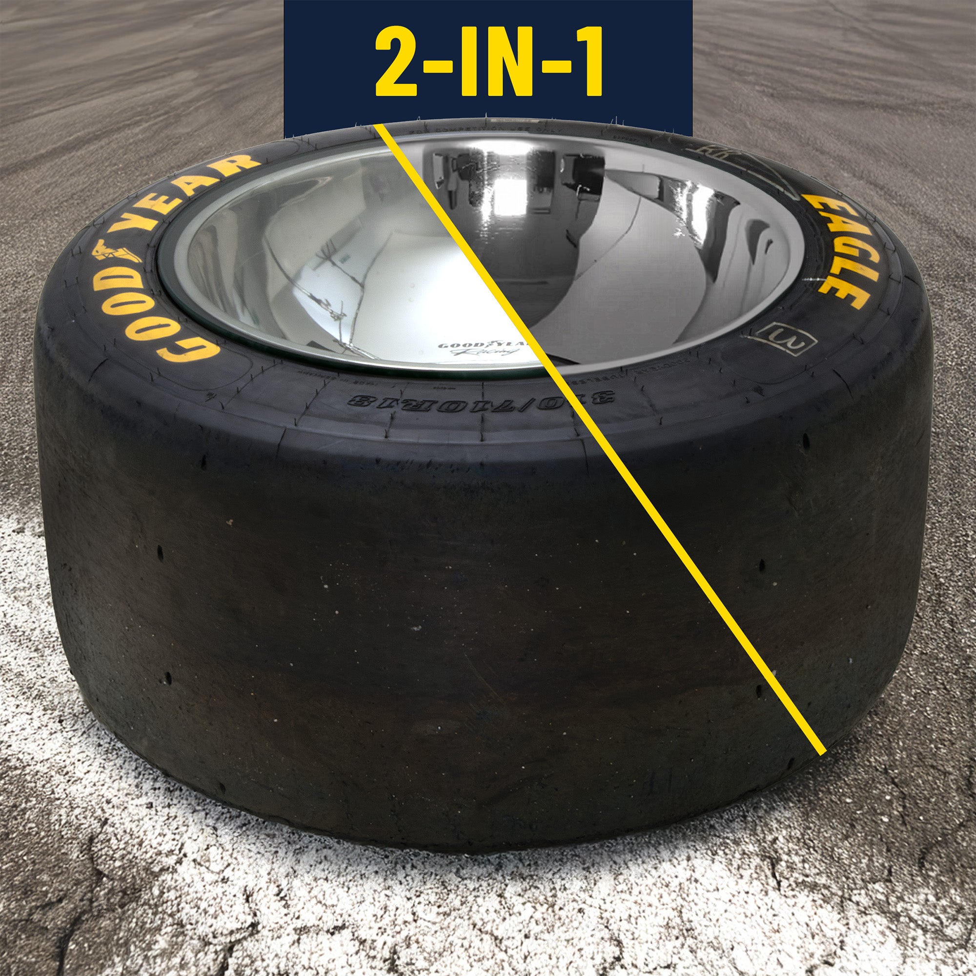 GOODYEAR EAGLE 2-in-1 Tire Table “WEC LE MANS 2025” - Clear