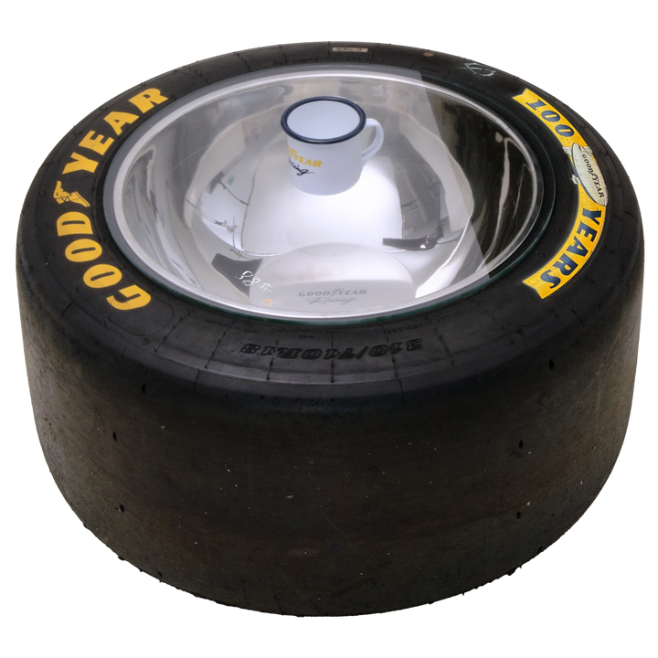 GOODYEAR EAGLE 2-in-1 Reifentisch „WEC SPA 2025“ - Transparent