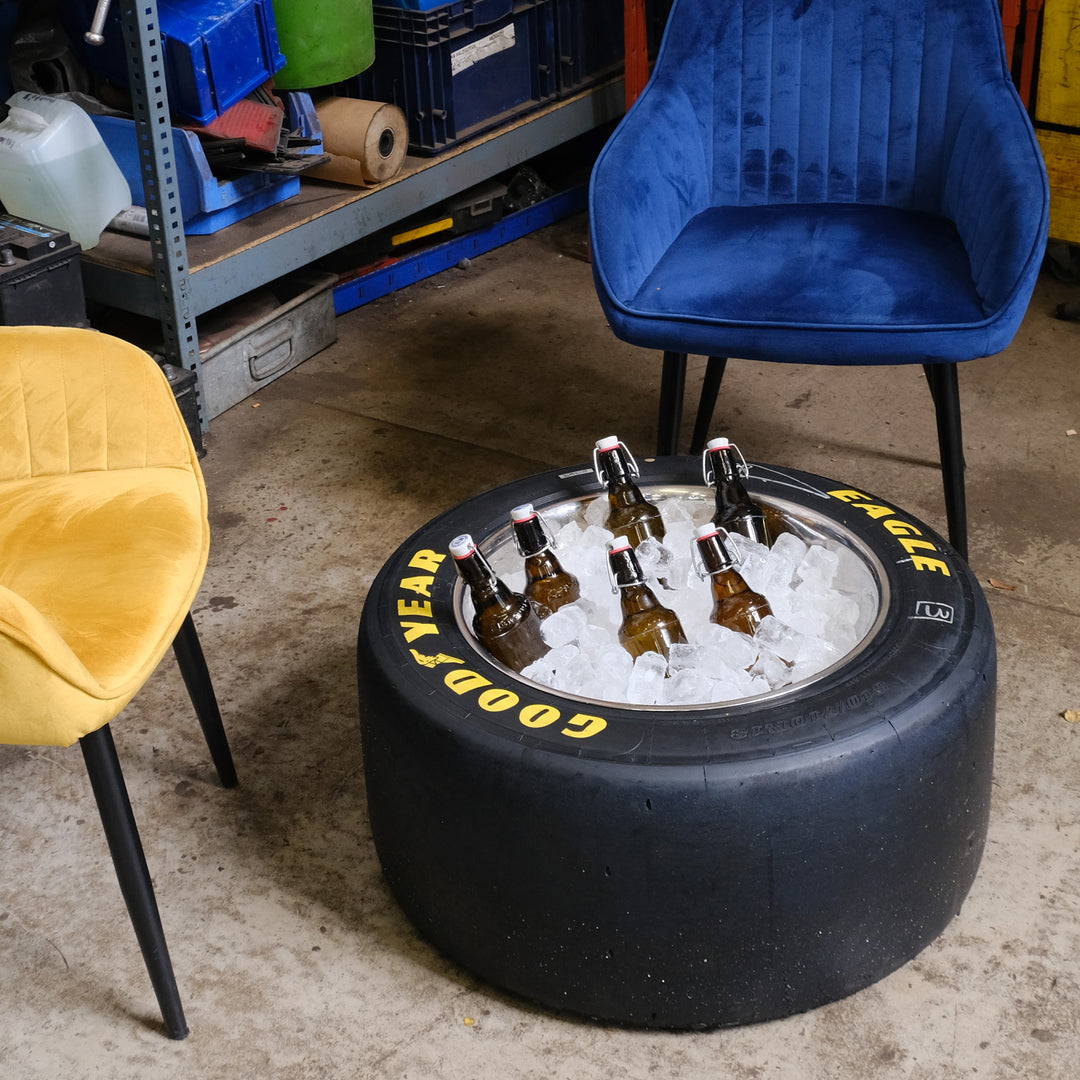 Goodyear Eagle 2-in-1 Tire Table "Le Castellet" - black