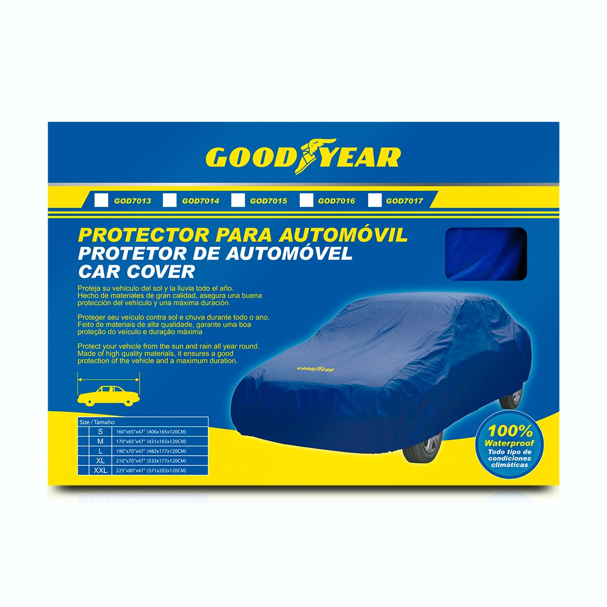 Goodyear Car Cover Size XXL image