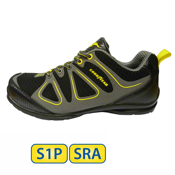 Metal free Goodyear S1P SRA Safety Shoes image