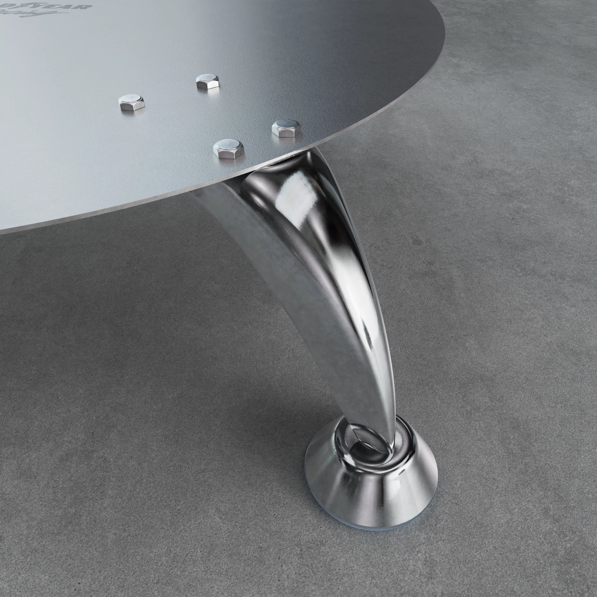 GOODYEAR EAGLE Piètement de table - Chrome