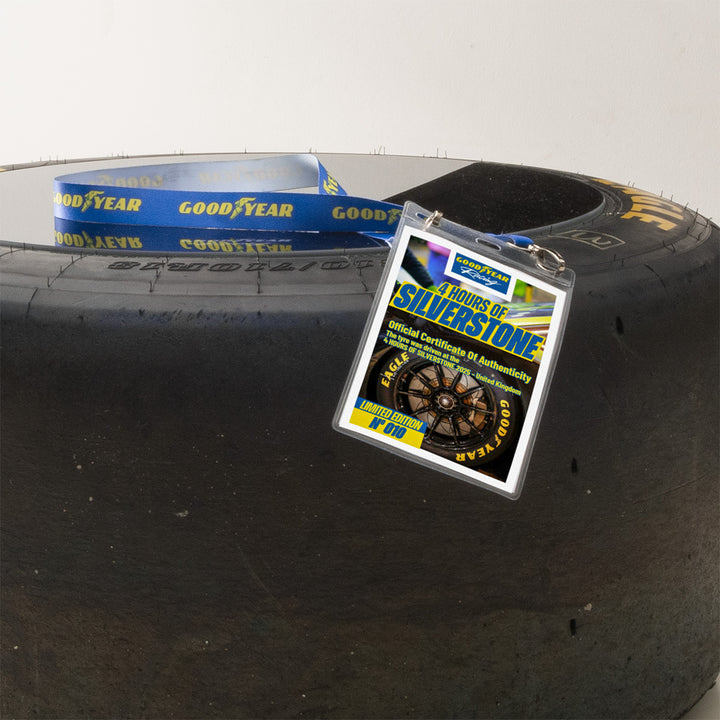GOODYEAR EAGLE Reifentisch „ELMS SILVERSTONE 2025“ - Transparent 