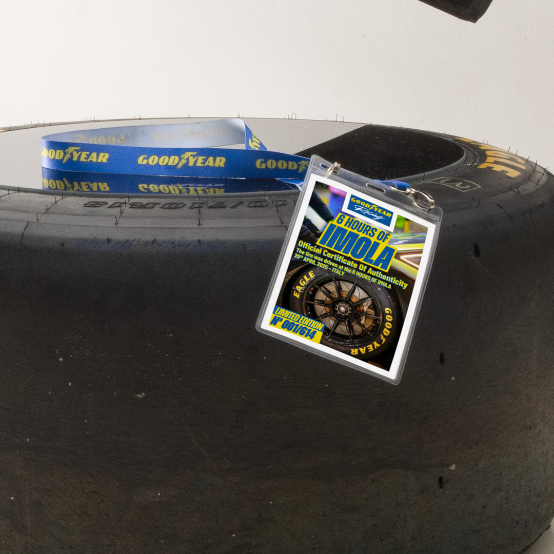 Goodyear Eagle Tire Table "Imola" - transparent