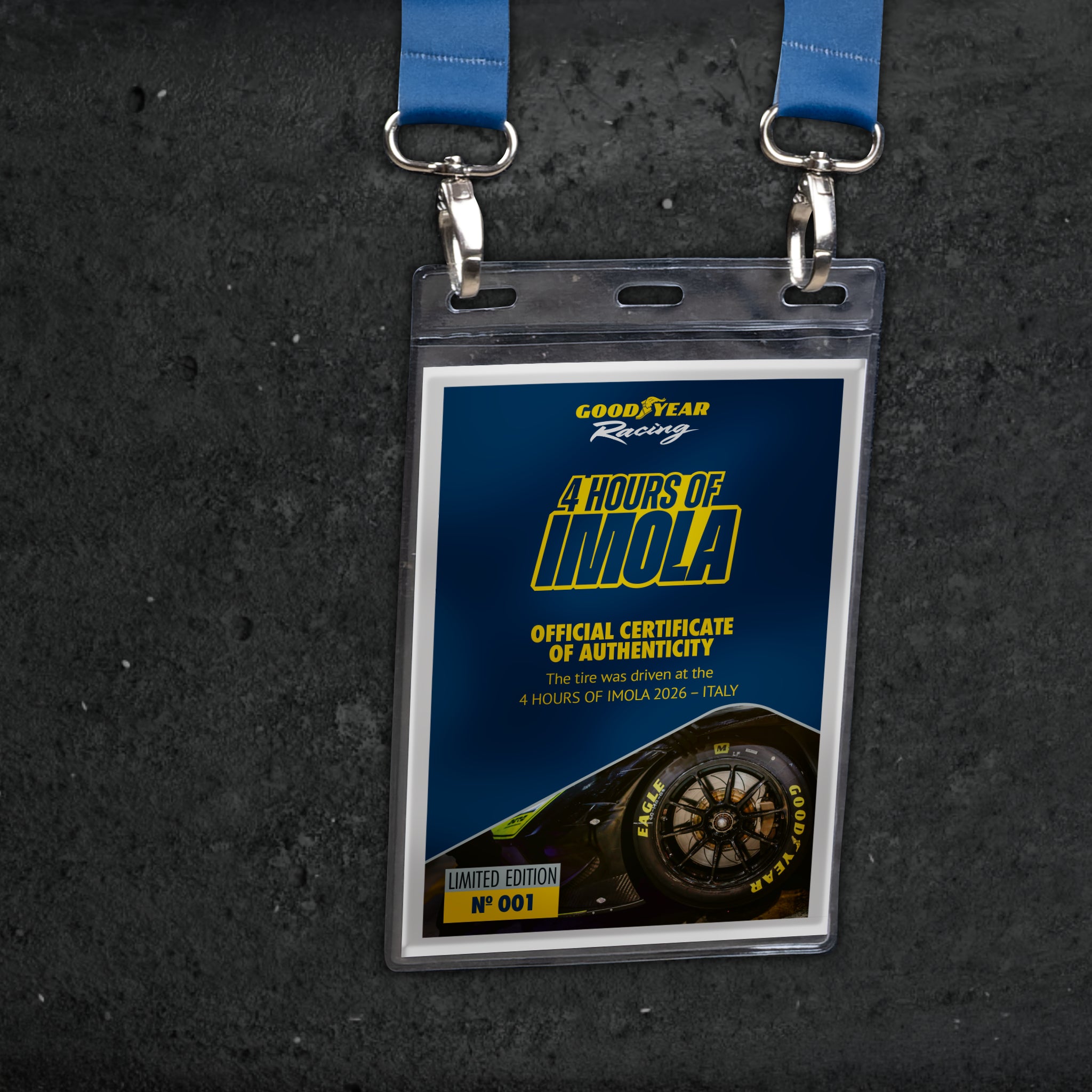 Table en pneu Goodyear Eagle « WEC Imola 2026 »