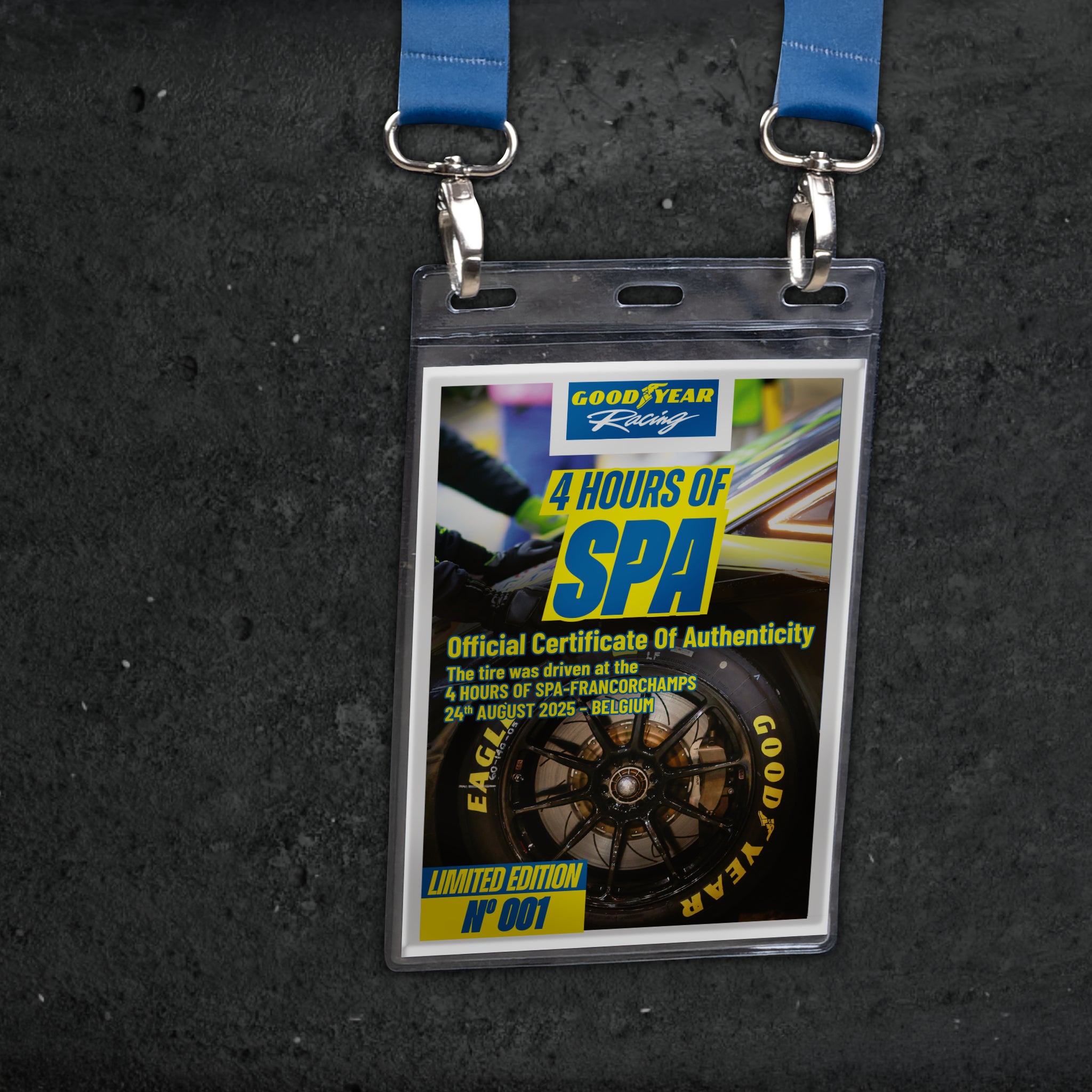 Goodyear Eagle Tire Table „ELMS Spa 2025“ – Goodyear Store