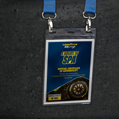 Goodyear Eagle Reifentisch „ELMS SPA 2026"